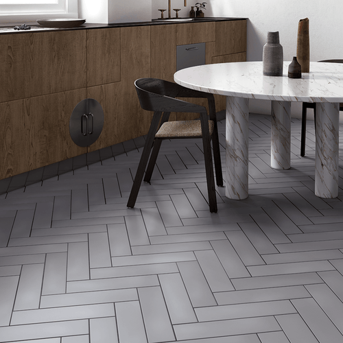 Porcelanato Stromboli Simply Grey 9.2 x 36.8 cm