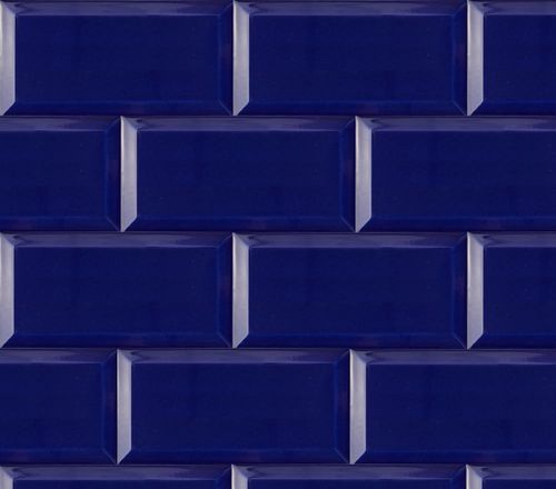 Cerámica Arquitectura Unicolor Azul Cobalto BX 10x20 cm