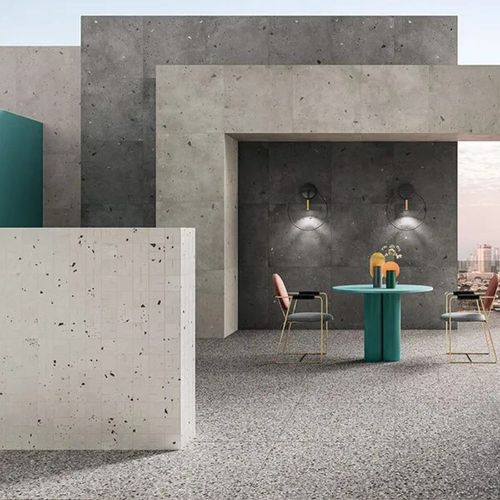 Porcelanato Kado Lead Cement Ret 90x90 cm