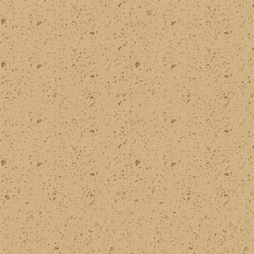 Cubierta de Cuarzo Kuartz Shiny Cream Pulido