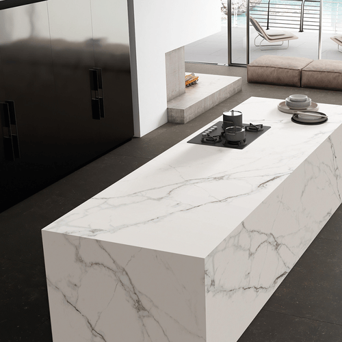 Cubierta Ultra Compacta Compaktop Carrara White Mate