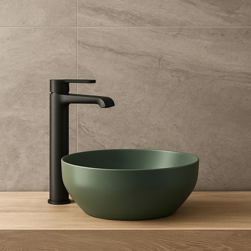 Lavamanos Redondo Verde Cersanit Farva