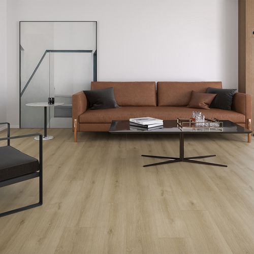 Piso fotolaminado Ecowood Latte 1218x197x8 mm, Waterproof