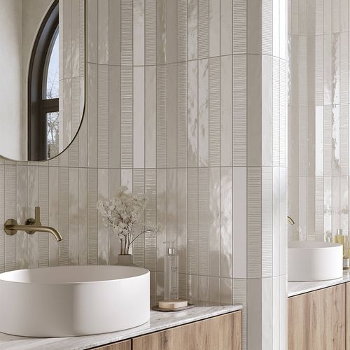 Cerámica Murano Ostra Brillante de 5,3x43 Bold.