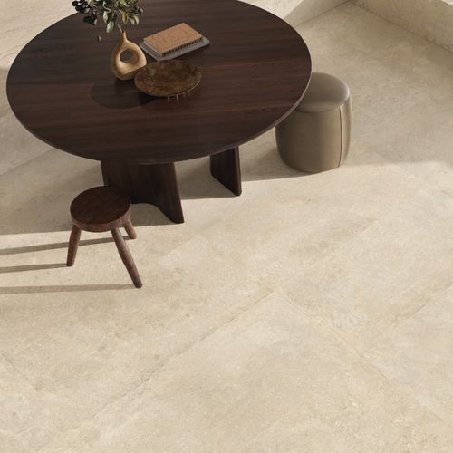 Porcelanato Unique Bourgogne Minimal Beige de 120x120 cm, RT