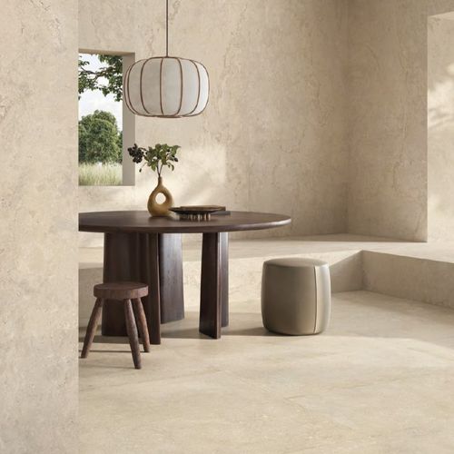 Porcelanato Unique Bourgogne Minimal Beige de 120x120 cm, RT