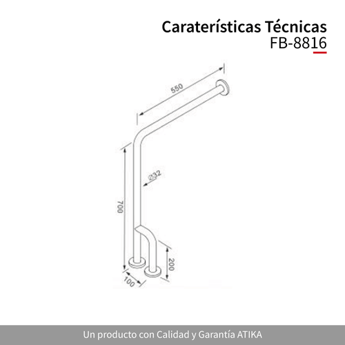Barra de Seguridad Ángular Neubad