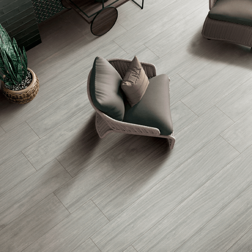 Porcelanato Oxford Light Grey 20x120 cm