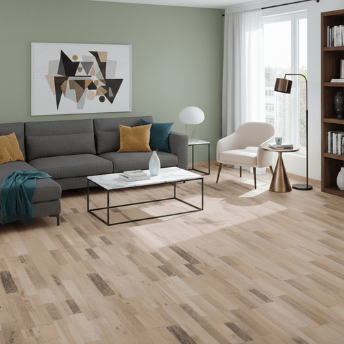 Piso fotolaminado Castello Classic Cabana Driftwood 1285x192x8 mm