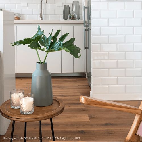 Piso Vinílico SPC Forest Walnut 1220x180x5mm+1,5 mm