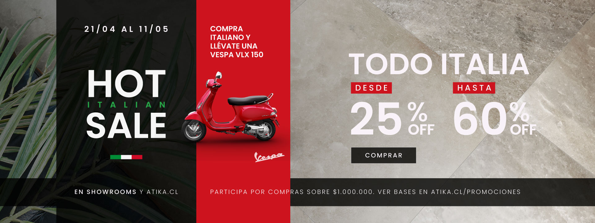 TODO ITALIA DESDE 25% OFF
